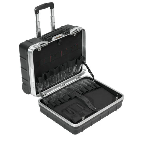 TOP CASE Maleta plastica con ruedas, sin herramientas