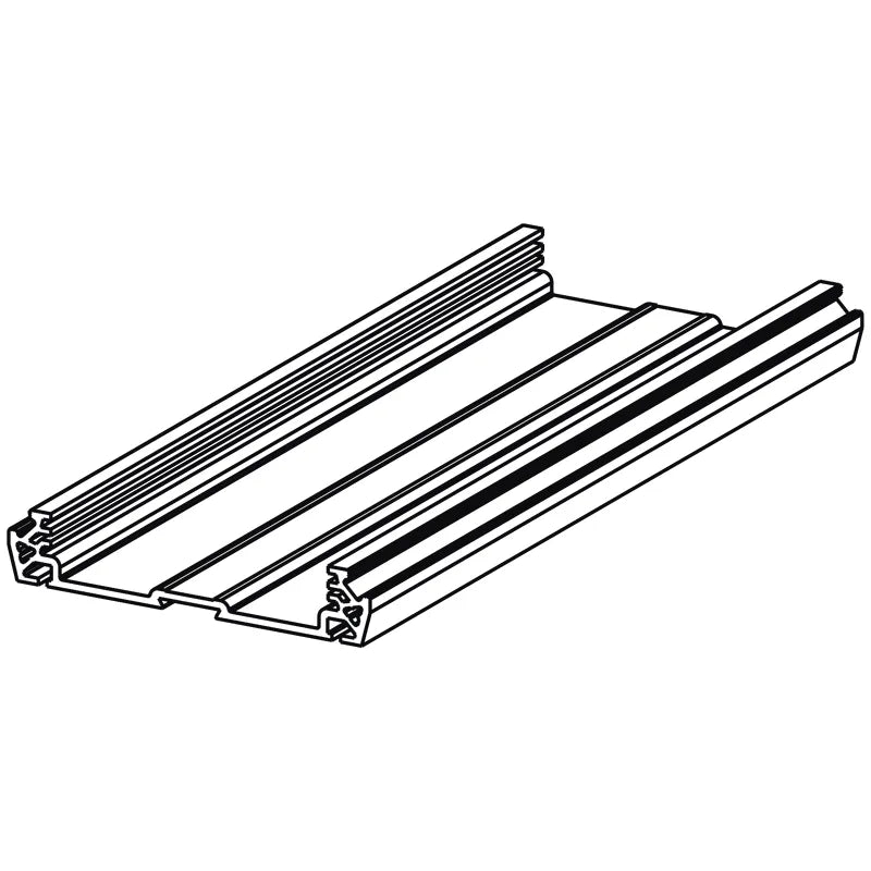 PF RS 80 OR 2000MM Carril de montaje Perfil extruido 2000mm Naranja RS 80 2mts