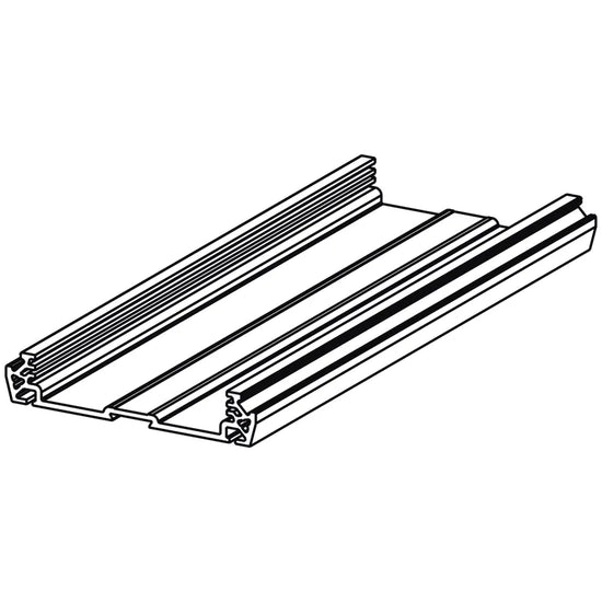 PF RS 80 OR 2000MM Carril de montaje Perfil extruido 2000mm Naranja RS 80 2mts