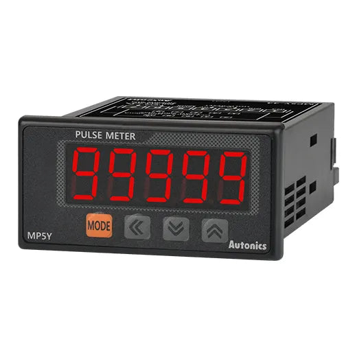 MP5Y-24 Medidor de pulsos LED 5dig 72WX36Hmm 24VUC Indicador+ Trans 4-20mA