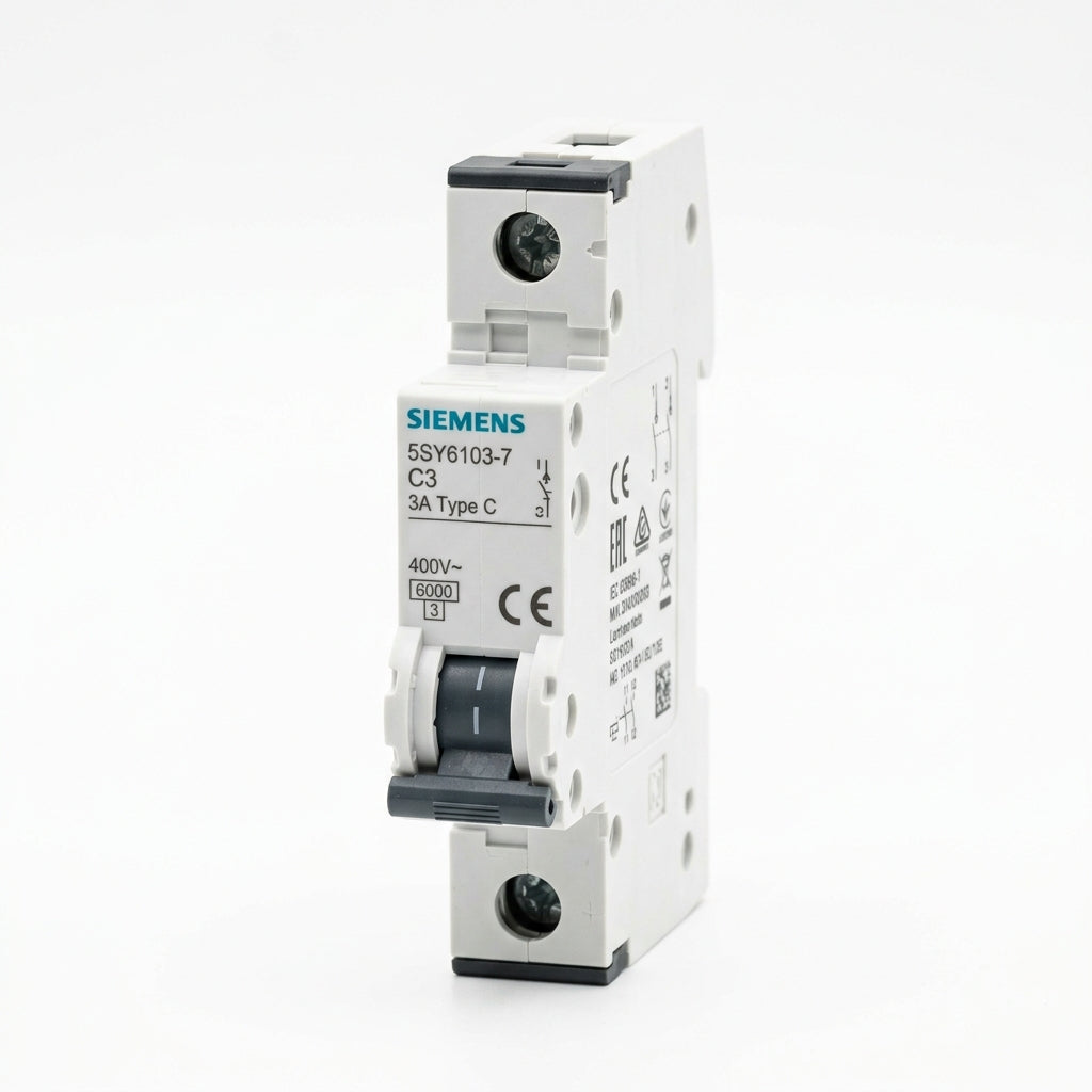 SIEMENS 5SY6103-7 MCB C3 CON 5ST3010 230/400V INTERRUPTOR AUTOMATICO