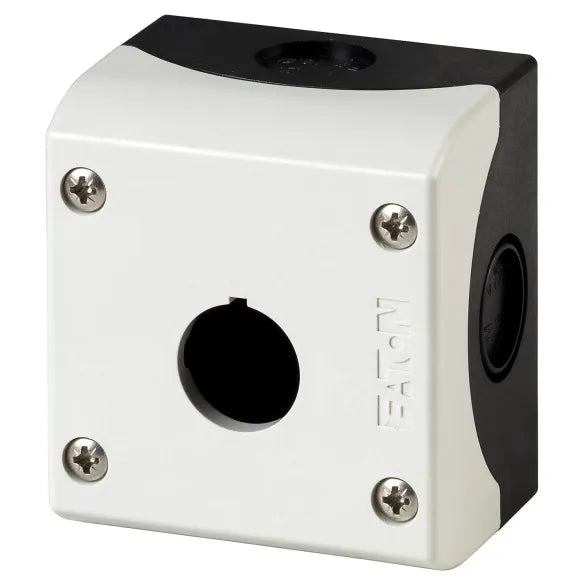 M22-I1 Caja Botónera 1 orificio 80HX72WX56Dmm color Gris