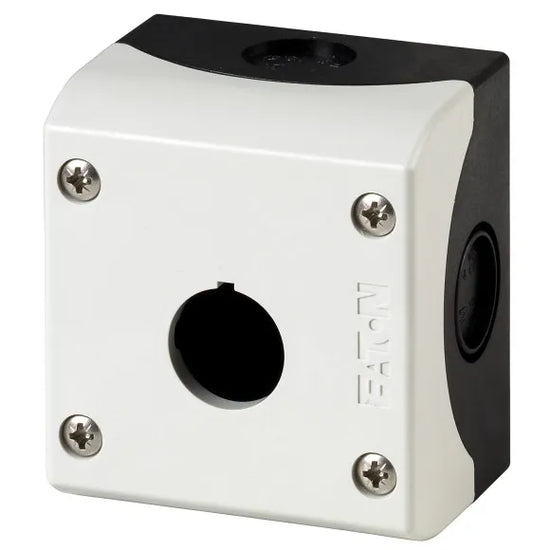 M22-I1 Caja Botónera 1 orificio 80HX72WX56Dmm color Gris