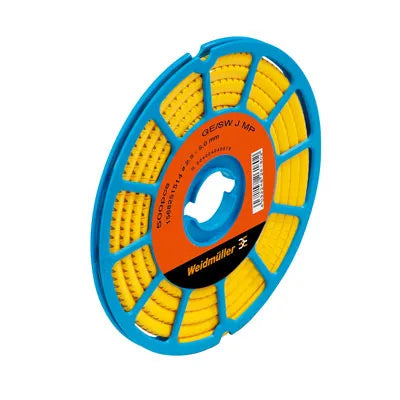 CLI C 1-3 GE/SW V CD Señalizador de cable en rollo 16-12AWG -V- Amarillo 500Pz