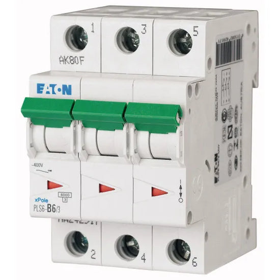PLS6-C6/3N-MW Xpole Interruptor termomagnético (ITM) 3P+N 6A 6kA Curva C