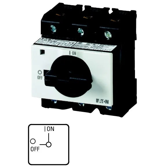 P3-100/IVS Interruptor ON-OFF Manija negra 3P 100A tablero distribución IP65