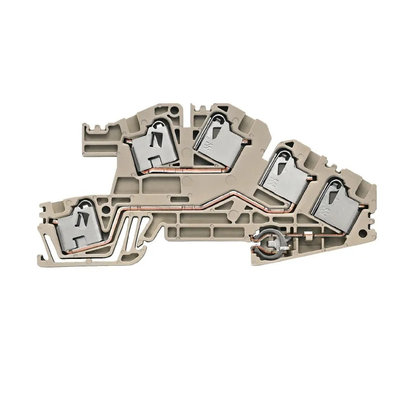 PDL 4 S/N/L/PE Clema Fase+Neutro+PE 2.5mm² 26-12AWG 20A 500VCA Beige