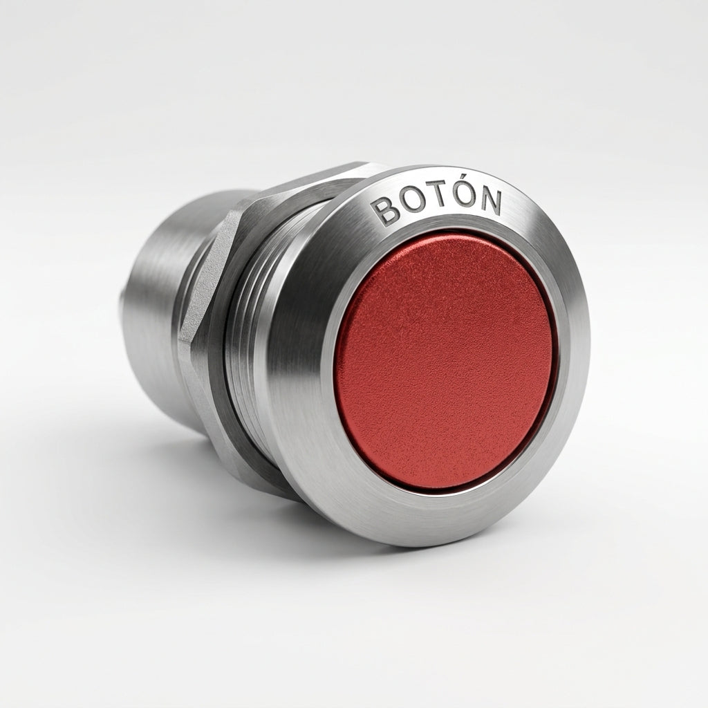 BIND Boton Paro De Emergencia Con Caja Empotrable 1nc Tp-bbm1c