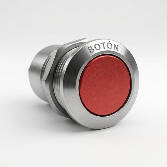 BIND Boton Paro De Emergencia Con Caja Empotrable 1nc Tp-bbm1c