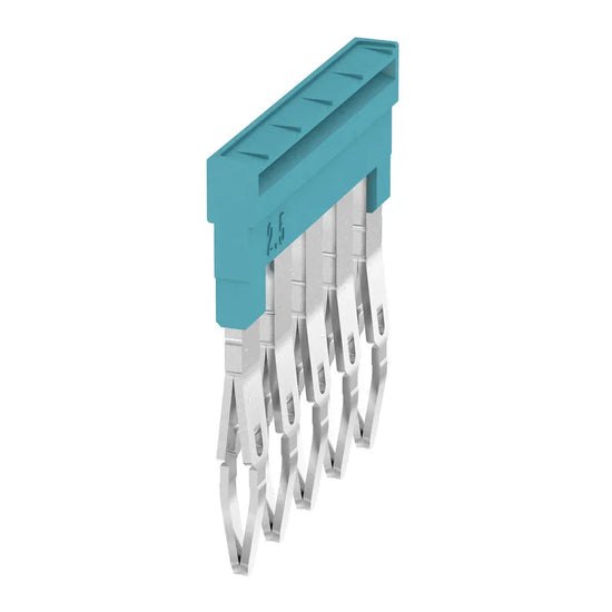ZQV 2.5N/5 BL Puente enchufable azul de 5 polos para la Serie-A de 2.5 mm²