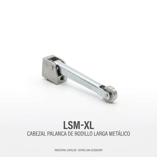 LSM-XL Cabezal palanca de rodillo larga metálico usar con LS(M)