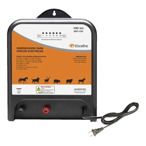 Tableros energizadores para cercas eléctricas para 100km 120V 6.0W