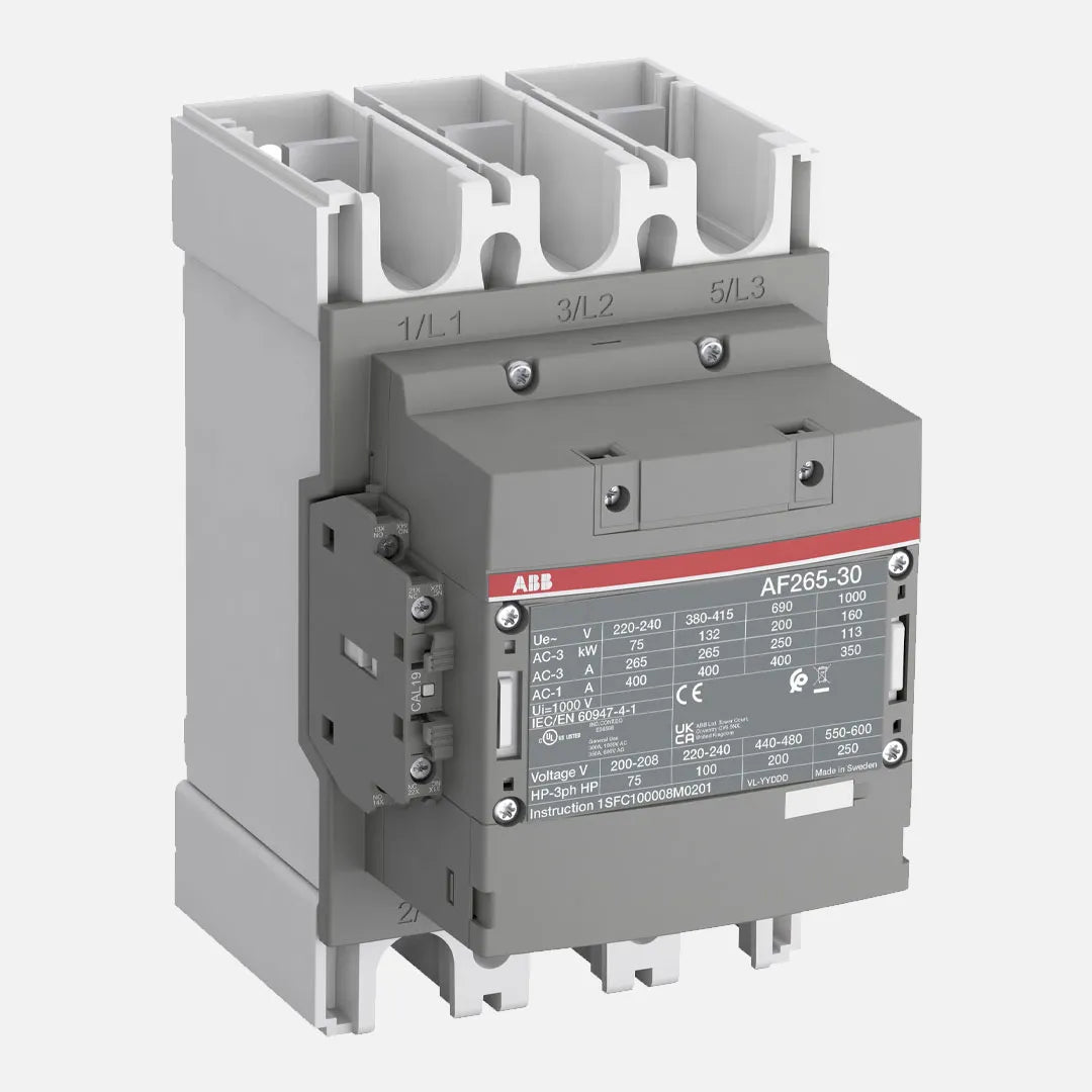CONTACTOR 3P 265A 1NA+1NC 24-60VUC CM08