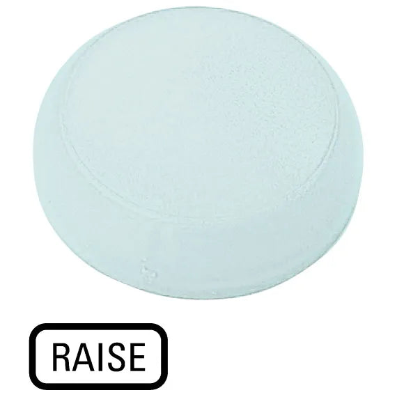 M22-XL-W-GB17 RMQ-Titan Lente para luz piloto Diseño-Plano color Blanco -RAISE-