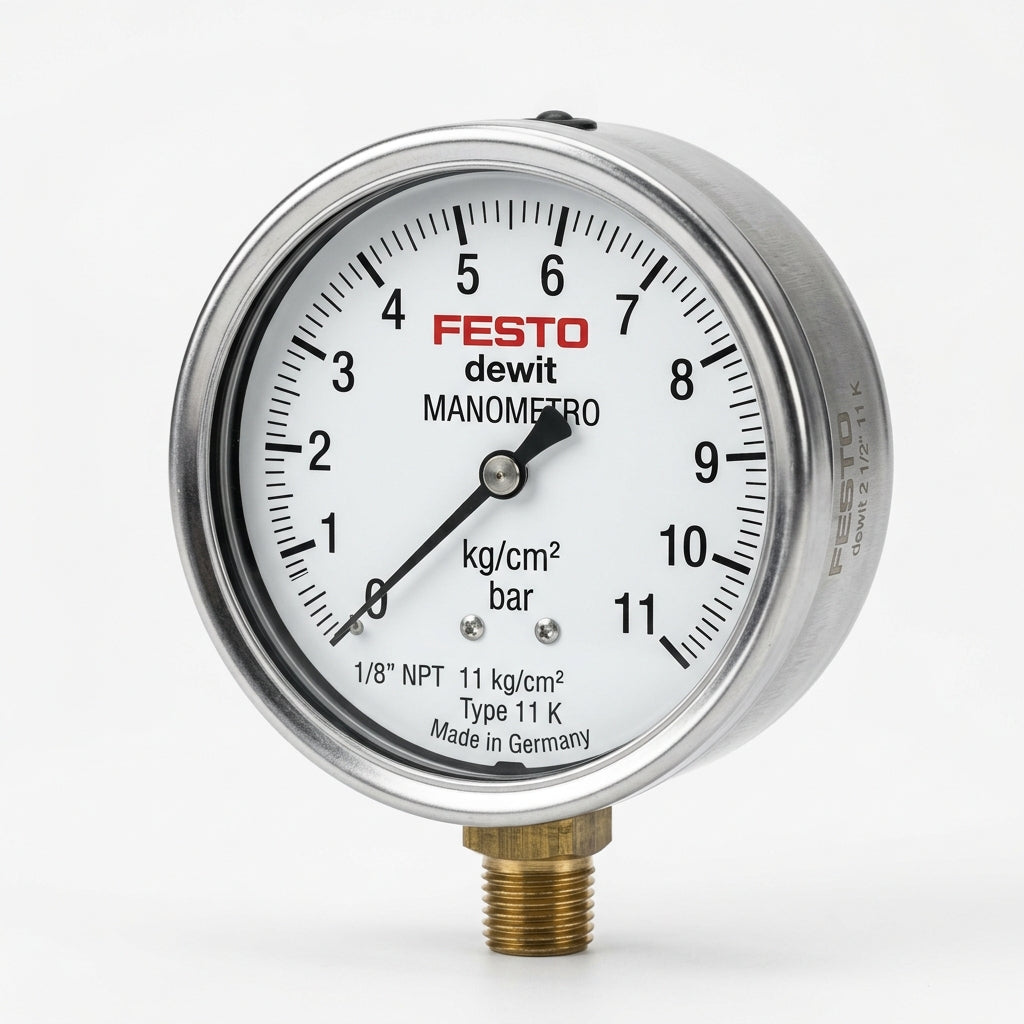 FESTO Manometro dewit 2 1/2" 11 K