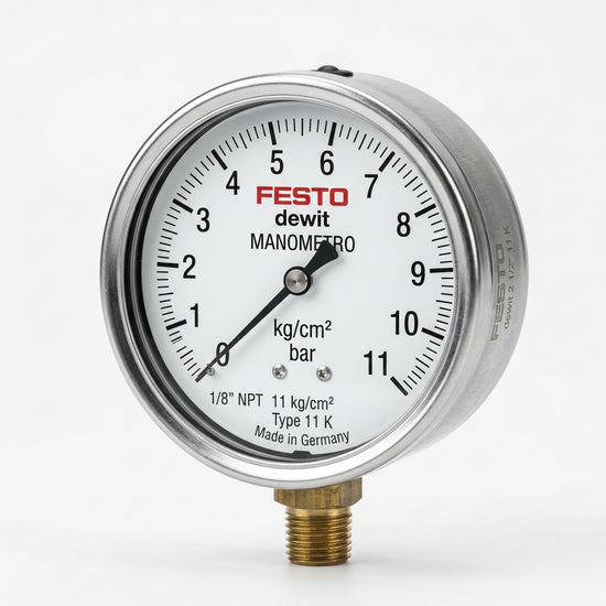 FESTO Manometro dewit 2 1/2" 11 K