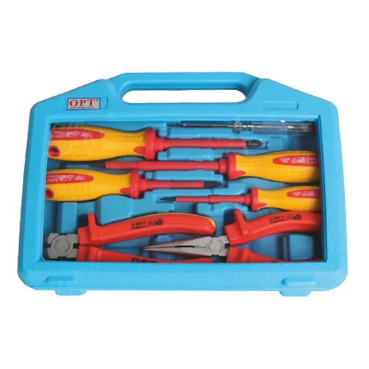 Kit de 4 destornilladores aislados VDE + 2 pinzas + 1 tester