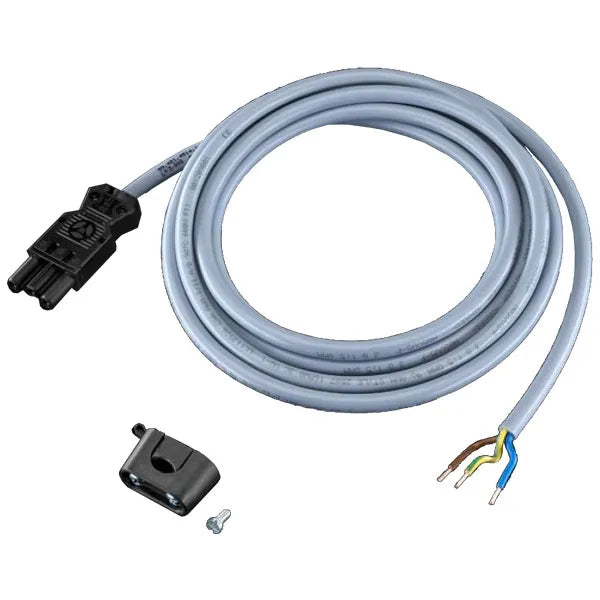 SZ Cable de alimentación de 3 metros gris UL 1pz