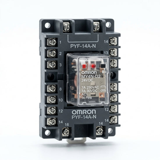 Omron My4n-d2+pyf-14a-n relé + su zócalo