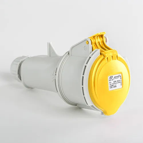 Base aérea 32A 3P+T 120VCA 4h Amarillo IP44