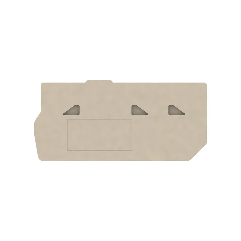 PAP 2.5/4/3AN Tapa final beige para clema PDU/PPE 2.5/4/3AN