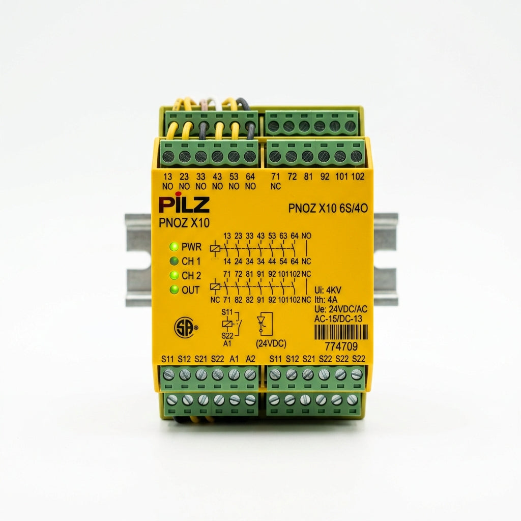 PILZ PNOZ X10 6S/4O 774709 RELE DE SEGURIDAD