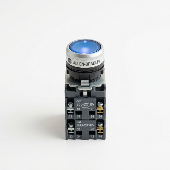 ALLEN BRADLEY 800E-A2L + 2X10V BOTON DE EMERGENCIA