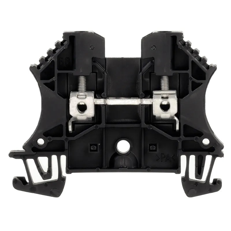 WDU 2.5 SW Clema de paso en color negro 2.5mm² 26-12AWG 24A 800VCA
