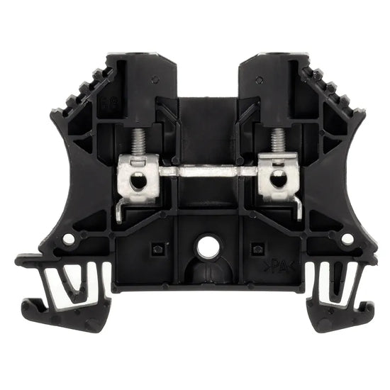 WDU 2.5 SW Clema de paso en color negro 2.5mm² 26-12AWG 24A 800VCA