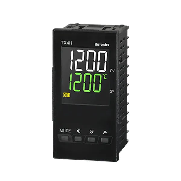 TX4H-A4C Control de temperatura LCD DIN48WX96H 100-240VCA 4-20mA/SSR 2AL
