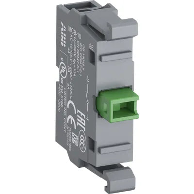 MCB-10 Bloque de contacto único no iluminado montaje frontal 1 NA 6 A 230 V IP20
