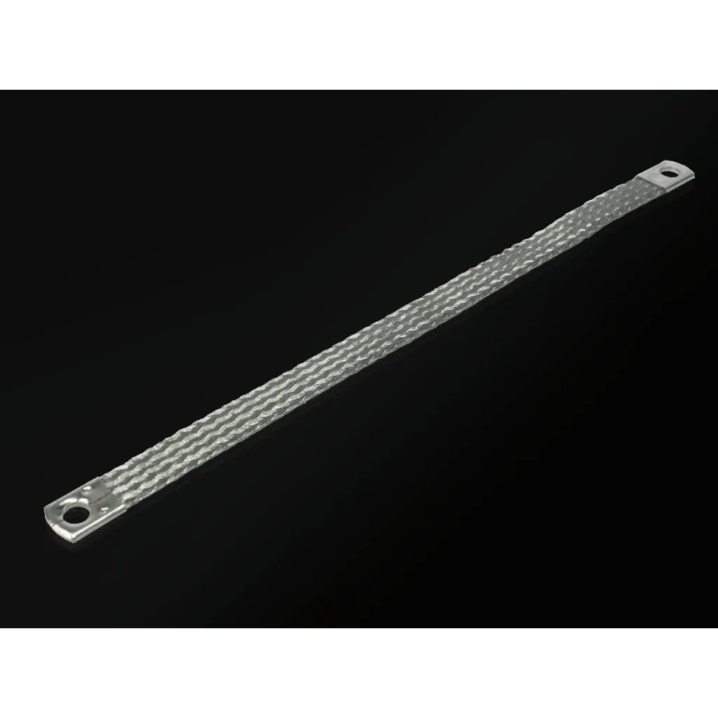 SZ Trenza plana de puesta a tierra M8 16mm². Longitud 300mm 10 piezas
