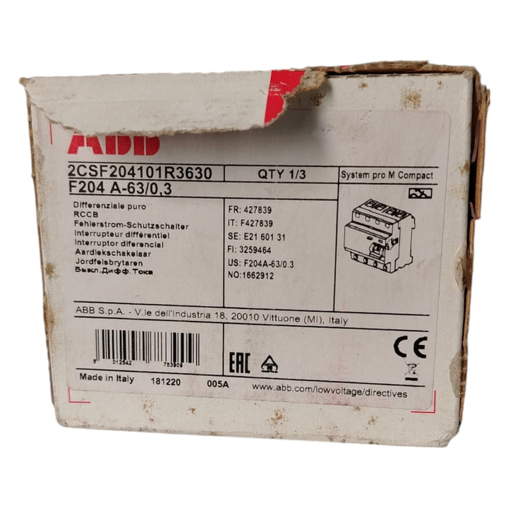 ABB	2CSF204101R3630 interruptor termomagnético