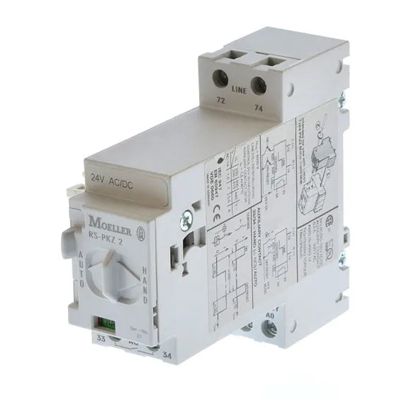 RS-PKZ2(24V50/60Hz,DC) Operador remoto 24VUC para NZM