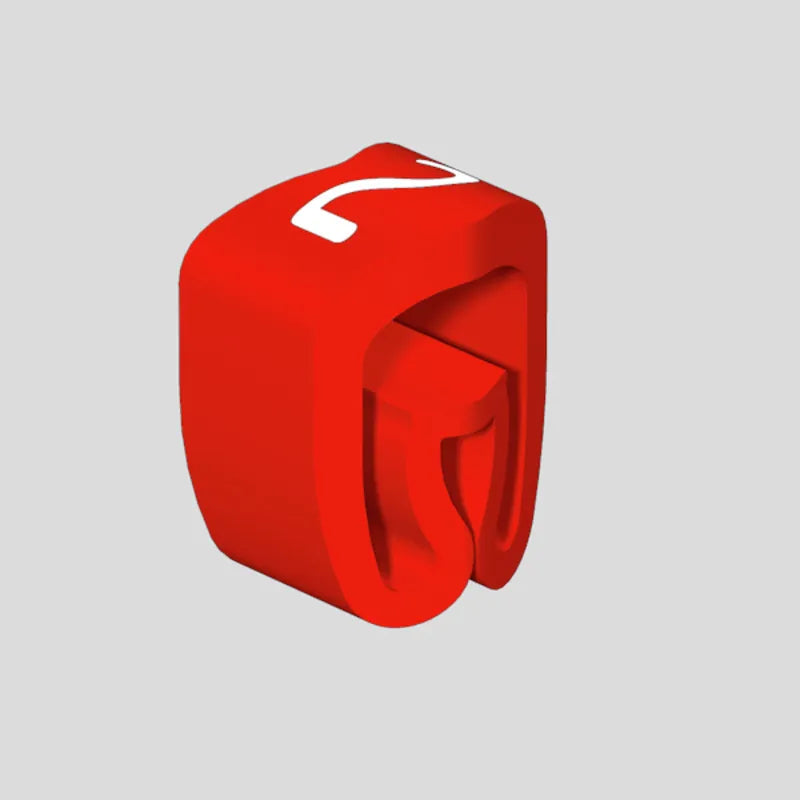 CLI C 1-3 RT/SW 2 CD Señalizador de cable en rollo 16-12AWG -2- Rojo 500Pz