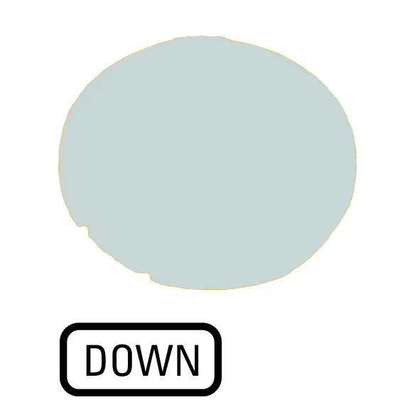 M22-XDL-W-GB4 RMQ-Titan Lente para Botón Diseño-Plano color Blanco -DOWN-