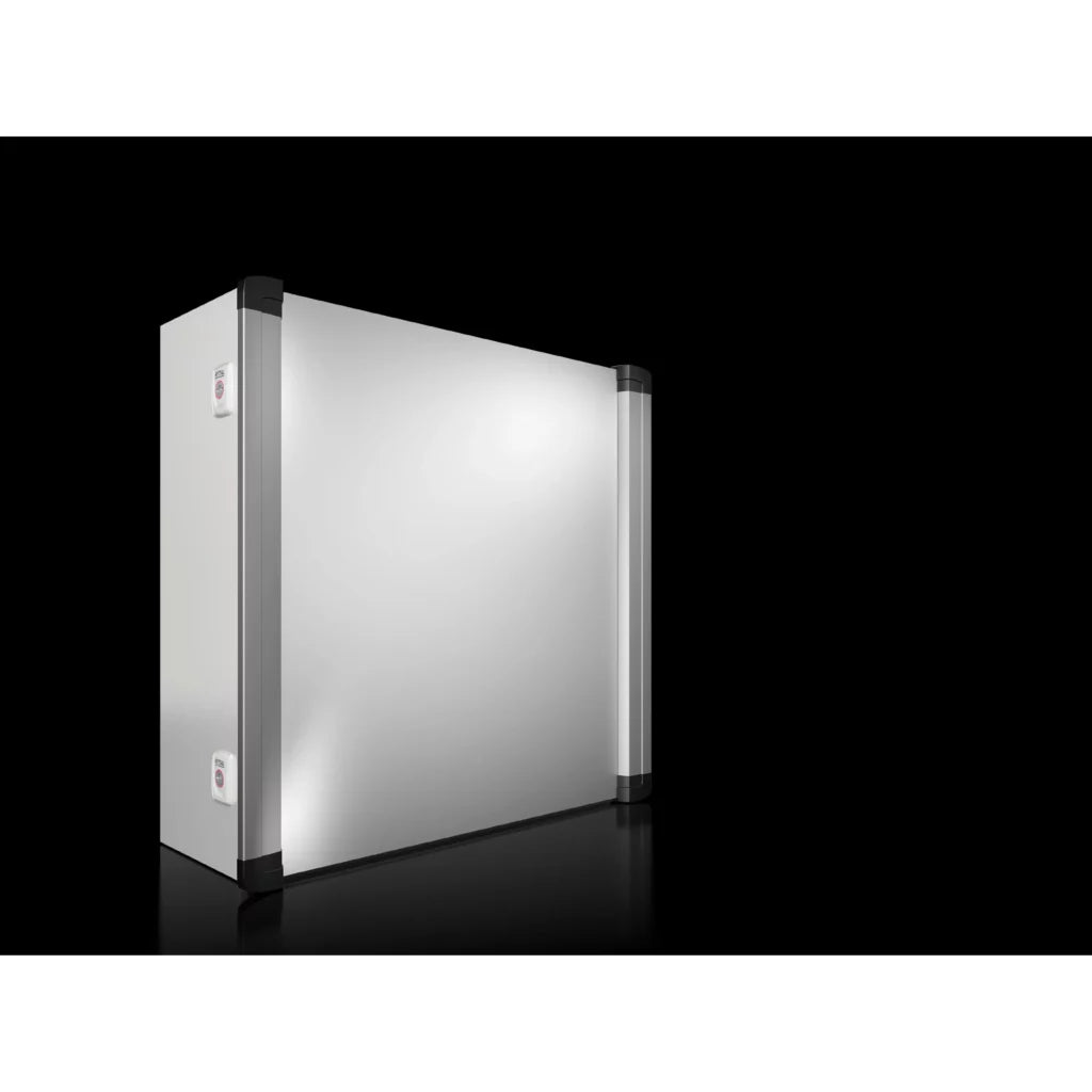 AX Cajas de mando con asas laterales de chapa de acero 600Hx600Wx210Dmm RAL7035