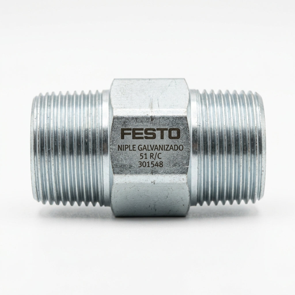 FESTO NIPLE GALVANIZADO DE 51 R/C