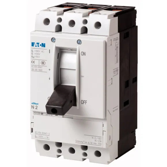 N2-200 Interruptor seccionador trifásico 3 posiciónes I-+-0 200A 690V IP20