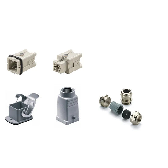 HDC-KIT-HA 03.300 KIT RockStar Salida superior 3P+PE 16A 400V Grupo1 PG11