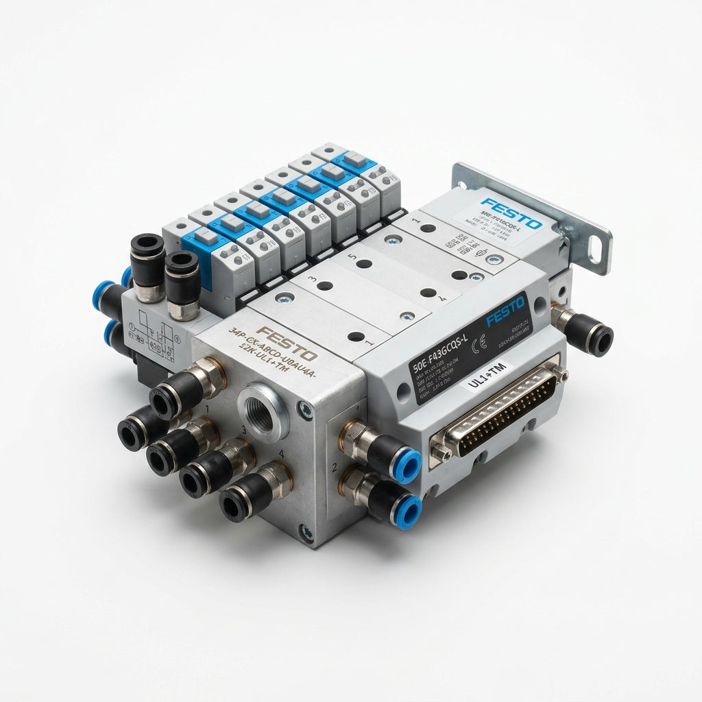 FESTO 34P-CX-ABCD-U8AU4A-12K-UL1+TM;  50E-F43GCQS-L