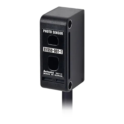 BYD50-DDT-T Sensor foto compacto conver reflectivo 10-50mm 24VCD NPN C/Timer