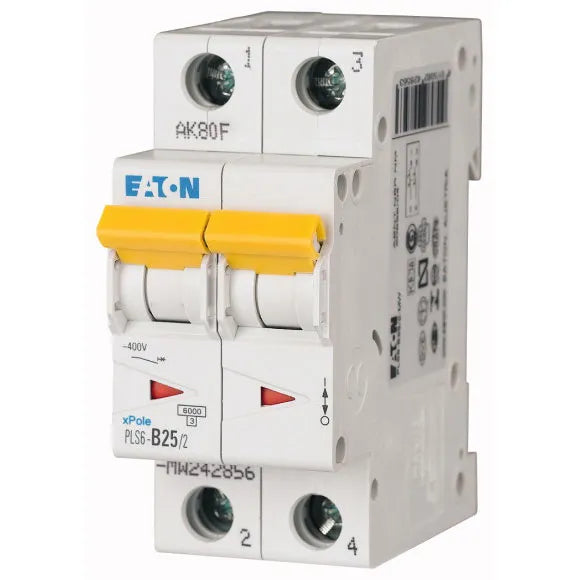 PLS6-C25/2-MW Xpole Interruptor termomagnético (ITM) 2P 25A 6kA Curva C