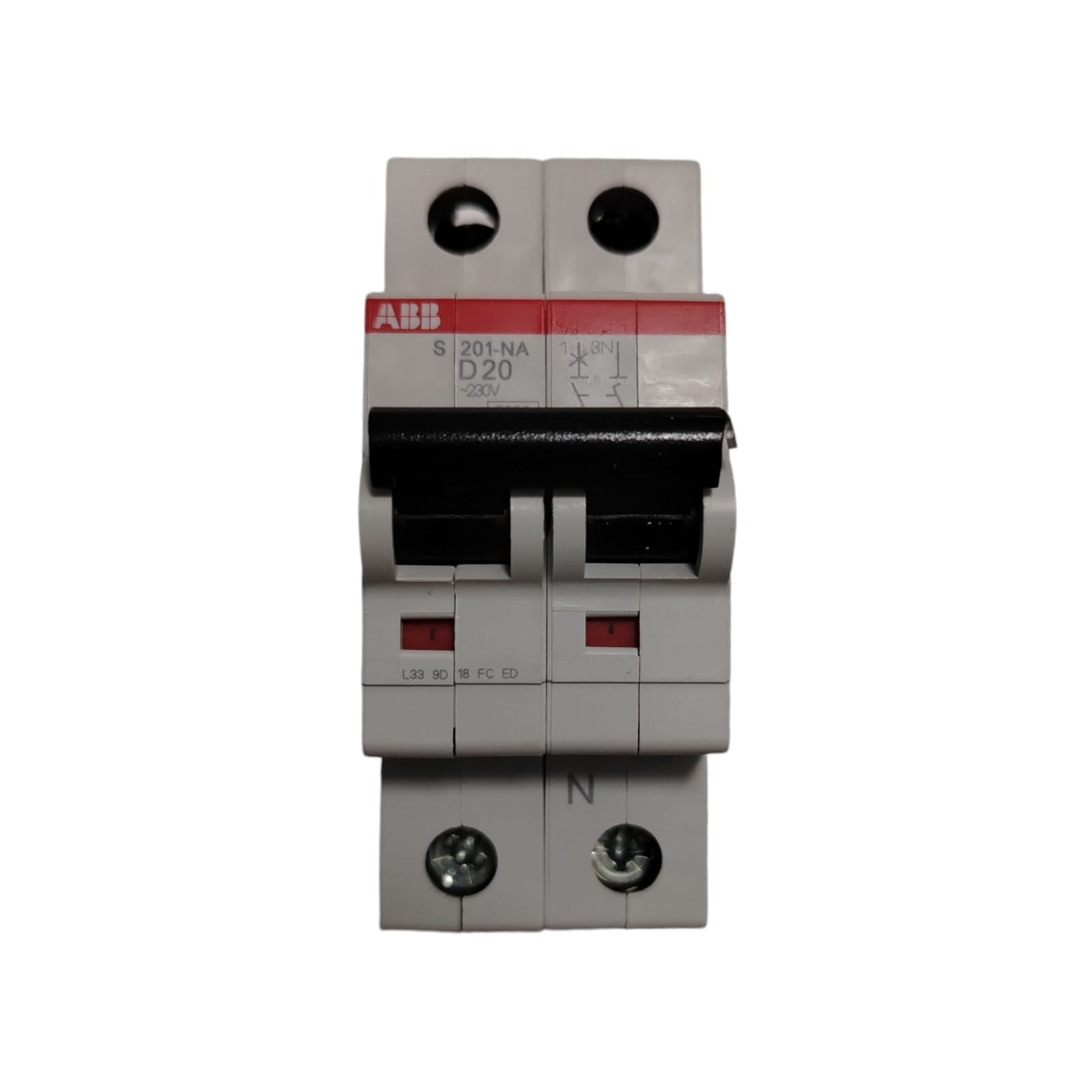 ABB	S 201-NA D20/ 2CDS 251103 R0201 Interruptor termomagnético