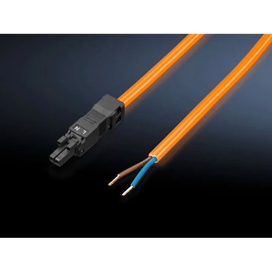 SZ Cable de conexion de 2 polos 3 metros naranja ENEC. UL 100-240VCA 1p