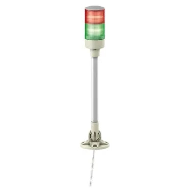 Harmony XVG, Torre de luces 60mm rojo y verde luz fija 24VAC/DC Aluminio IP40