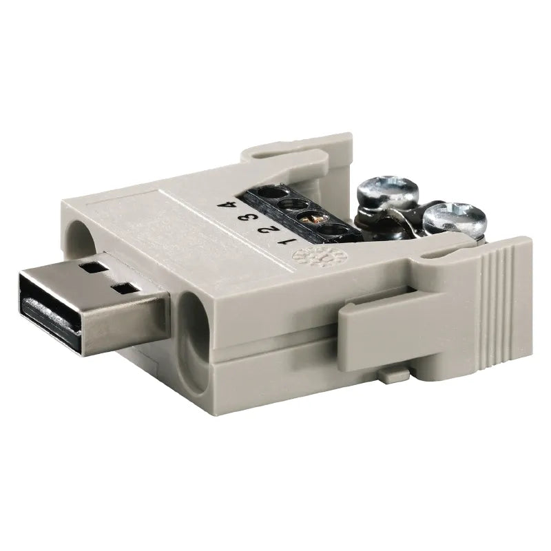 HDC CM BUS 4SS Conector macho de bus 4 polos+screen 1A 30V