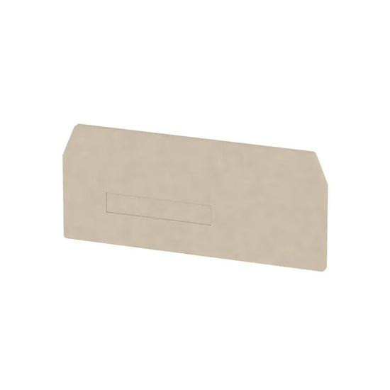 ZAP/TW ZDU10 Tapa final beige para clema ZDU/ZPE 10