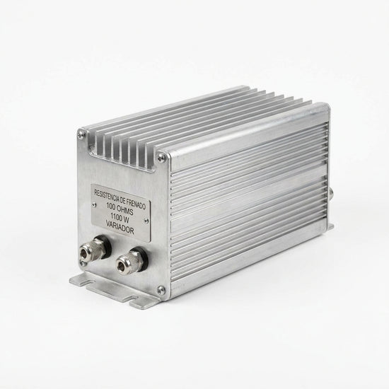 Resistencia de frenado de aluminio para variador. 100 Ohms, 1100 W.