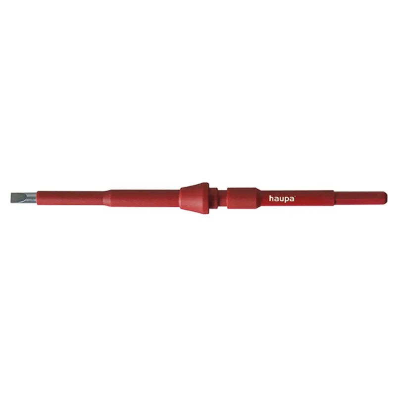 VarioTQ Destornillador intercambiable plano 3.0x195mm con aislamiento VDE 1000V
